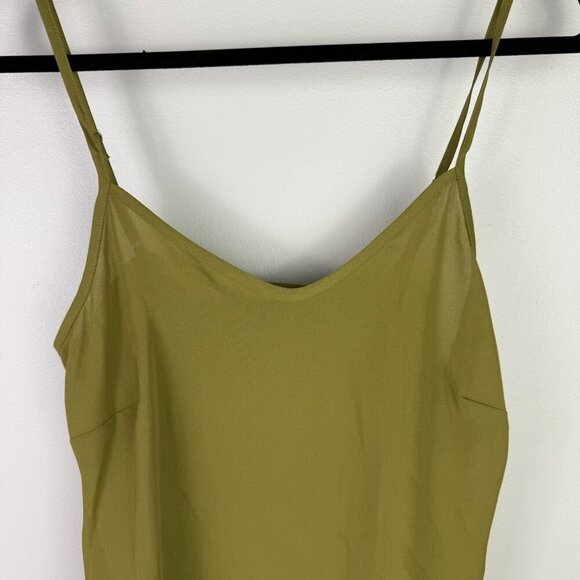 Halogen Women's Green Sleeveless Adjustable Camisole Casual Tank Top  Sz XS NWOT - Picture 1 of 6